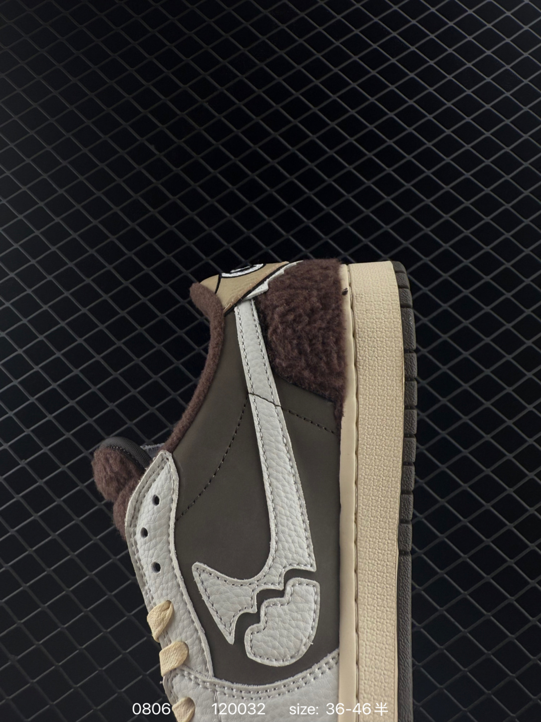 fragment design x Travis Scott x Nike Air Jordan 1 Low OG SP”Black/Green Toe“